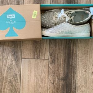Keds Kate spade glitter sneakers